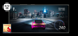 Smartfon Samsung Galaxy S23 Ultra 256GB Czarny Rysik AMOLED 120Hz