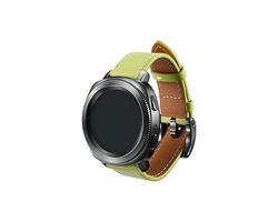 Pasek Classic Leather Zielony do Gear Sport (GP-R600BREEBAE)