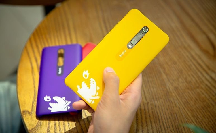 Etui oryginalne Xiaomi Monster Hard Case Yellow do Xiaomi Mi 9T żółte