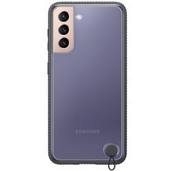 Etui Samsung Hard-Cover Clear Protective Czarne do Galaxy S21+ (EF-GG996CBEGWW)
