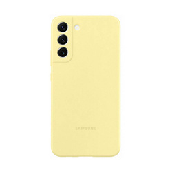 Etui Samsung Silicone Cover Żółty do Galaxy S22 (EF-PS901TYEGWW)
