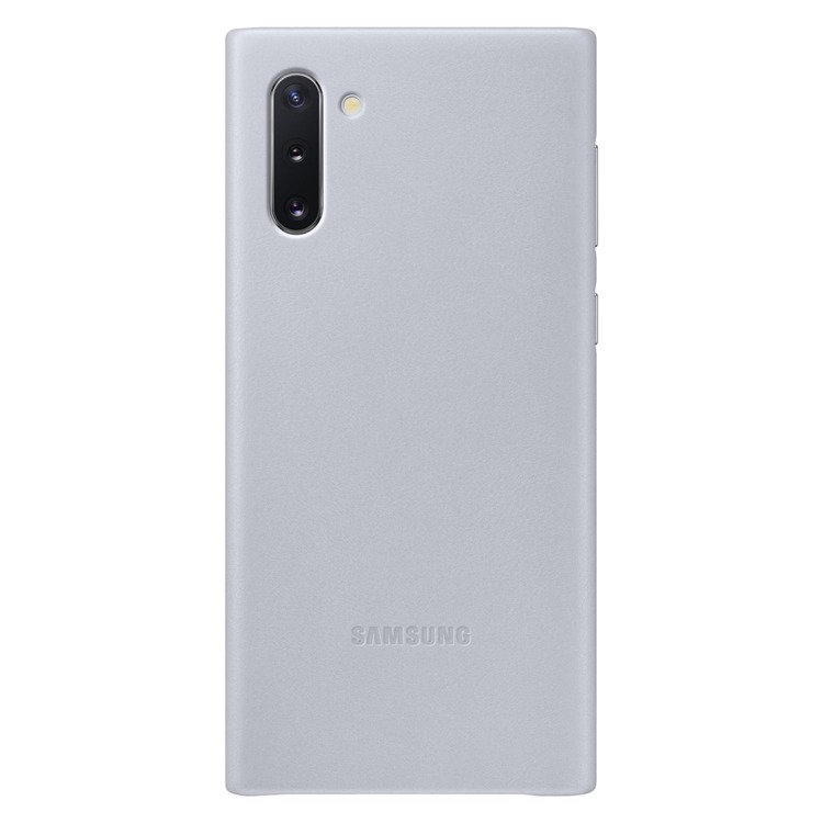 Etui Samsung Leather Cover Szary do Galaxy Note 10 (EF-VN970LJEGWW)