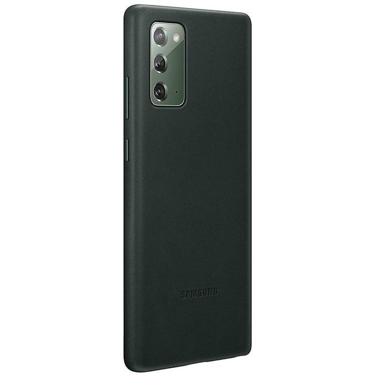 Etui Samsung Leather Cover Zielone do Galaxy Note 20 (EF-VN980LGEGEU)