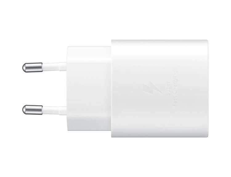 Samsung Szybka Ładowarka podróżna (25W) USB-C Biała Bez kabla (EP-TA800NWEGEU)